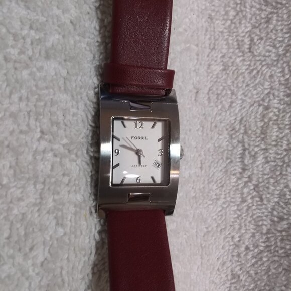 Fossil Arkitekt University of California 1868 Watch Brown Leather New Bat Great - Picture 9 of 11